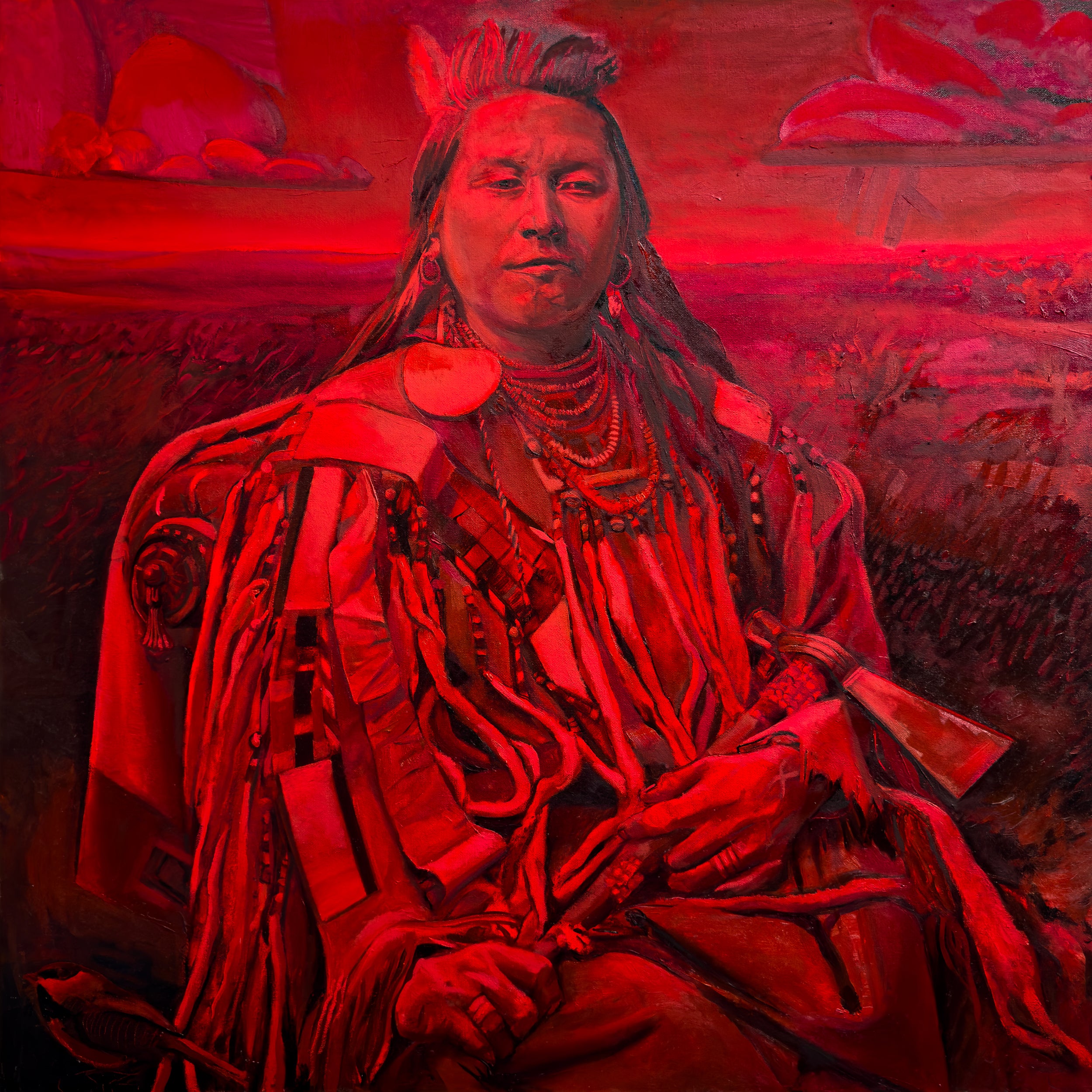 50 Fades of Red - Alaxchíiaahush (Chief Plenty Coups)