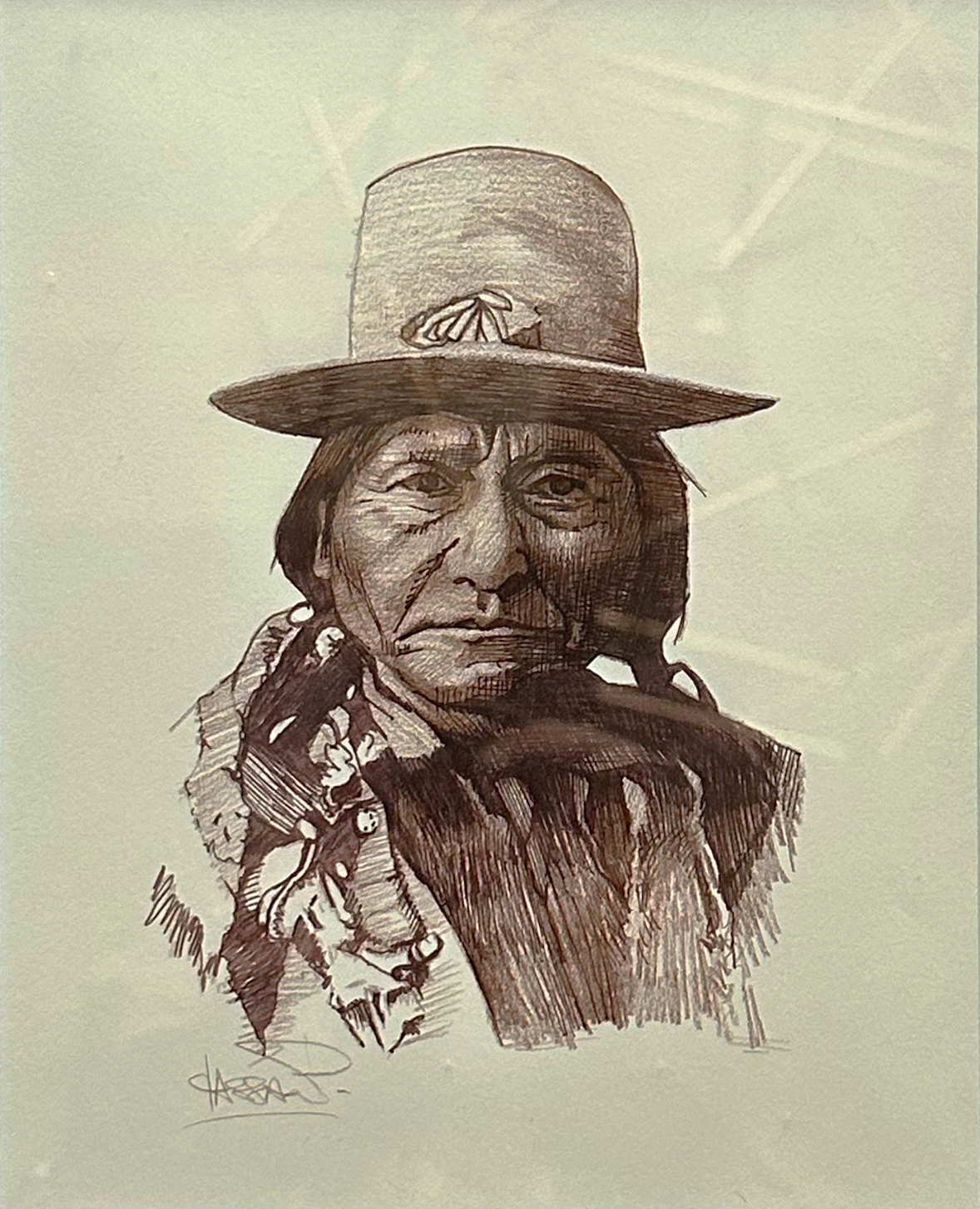 Sitting Bull Study, Lakota