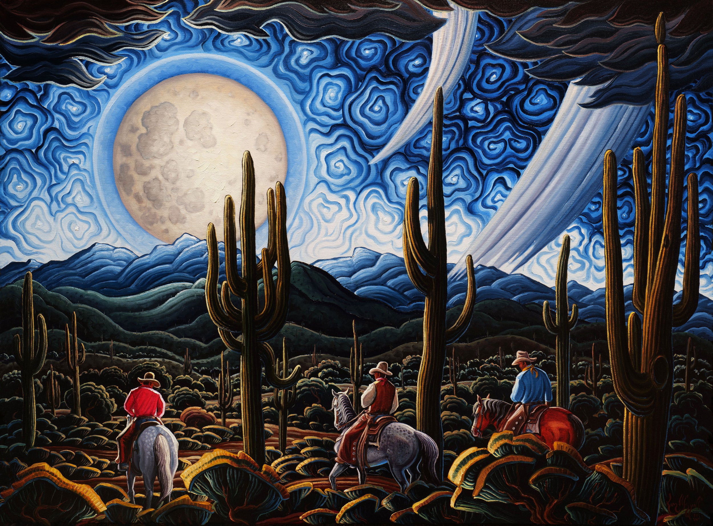 Saguaro Moon