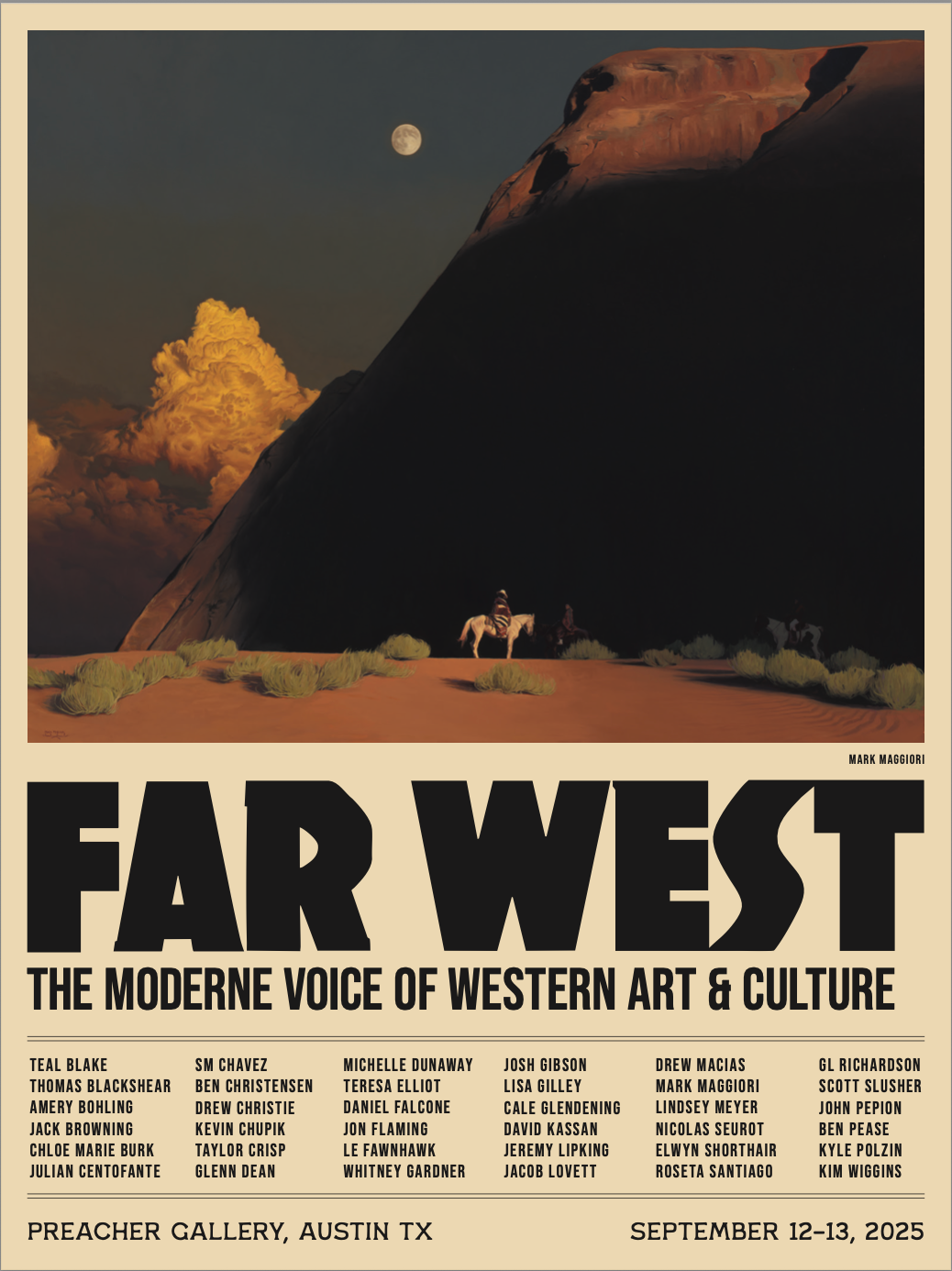 Austin Show Poster by Mark Maggiori